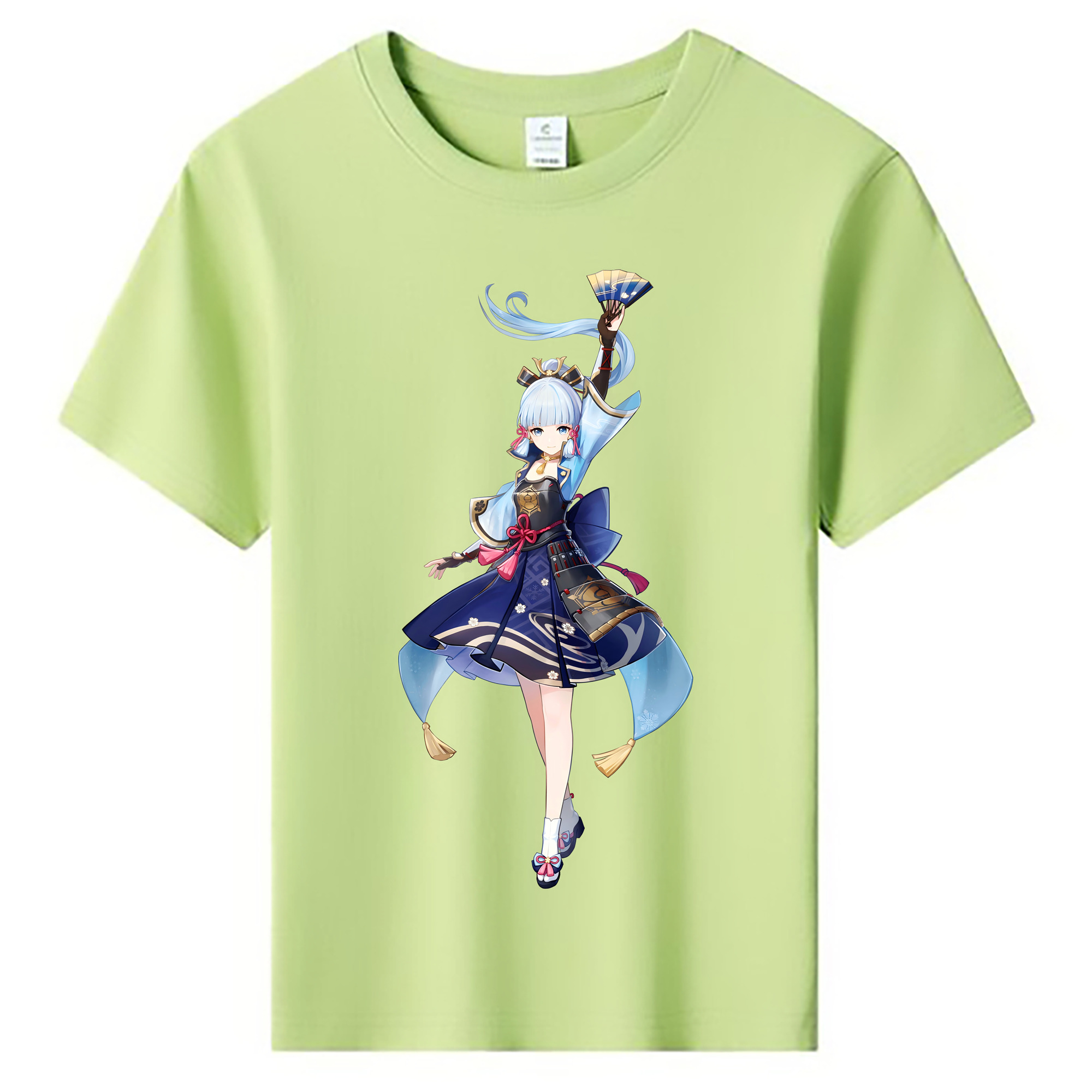 げんし神 神里綾華 神宮寺レン genshin Kamimiya Ren 綿100％キッズTシャツ（フロントプリント）